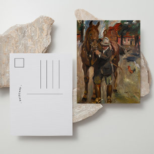 Cartão Postal Partida para um Passeio   Lovis Corinth