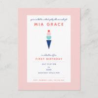 Partido Moderno do Sorvete do Aniversário de crian