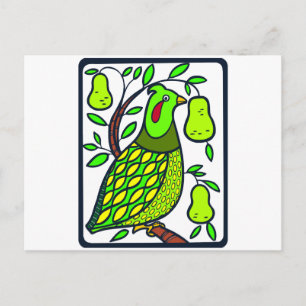 Cartão Postal Partridge in Pear Tree