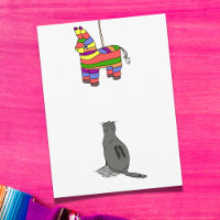 Party Cat and Piñata 