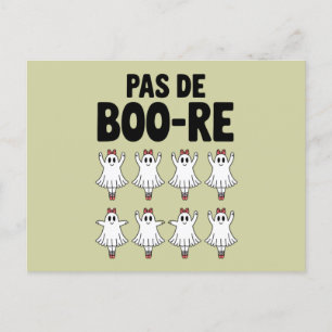 Cartão Postal Pas de Boo-re Ballerina Ghost Halloween Spooky