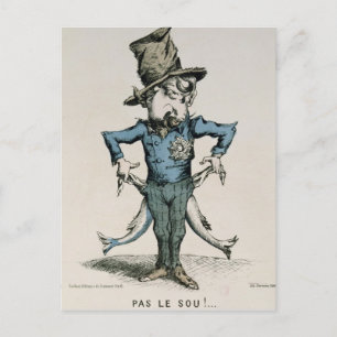 Cartão Postal Pas le sou! Si j'allais chez Miss Howard"