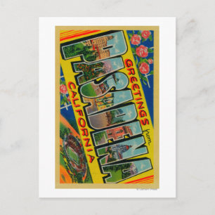 Cartão Postal Pasadena, Califórnia - Grandes Cenas de Letra