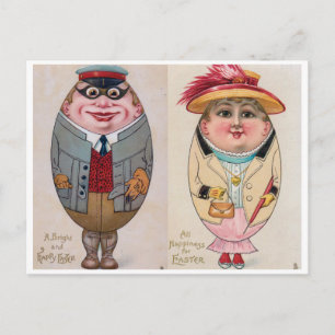 Cartão Postal Páscoa Vintage