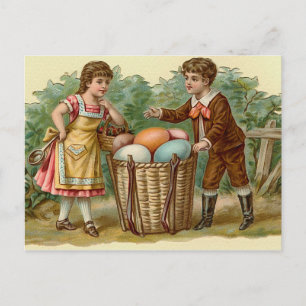 Cartão Postal Páscoa Vintage
