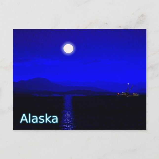 Cartão Postal Passagem à Lua (Frente)