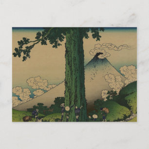 Cartão Postal Passagem de Mishima na Província de Kai