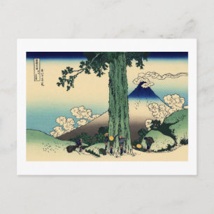 Cartão Postal Passagem de Mishima na Província de Kai