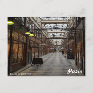 Cartão Postal Passagem do grande cercle Paris