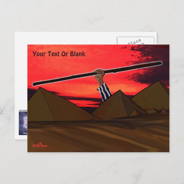 Cartão Postal Passagem - Entrega (Frente/Verso)