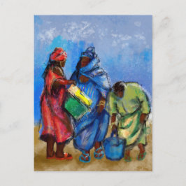 Cartão Postal Passando A Palavra