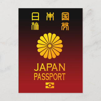 Cartão Postal Passaporte Nippon