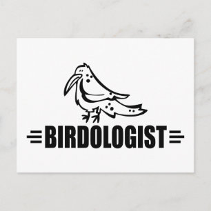 Cartão Postal Passarinho Engraçado