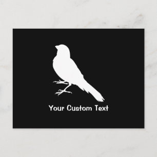 Cartão Postal Pássaro Canário Permanente