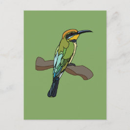 Cartão Postal Pássaro de Abelhas