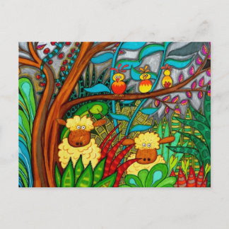 Cartão Postal Pássaro de pouso