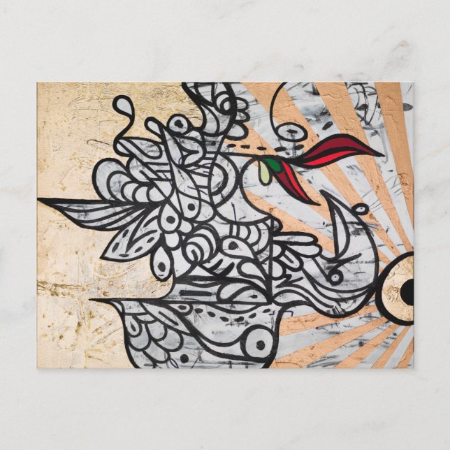 Cartão Postal Pássaro do Paraíso (Frente)