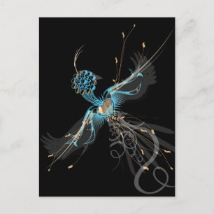 Cartão Postal Pássaro Medicina