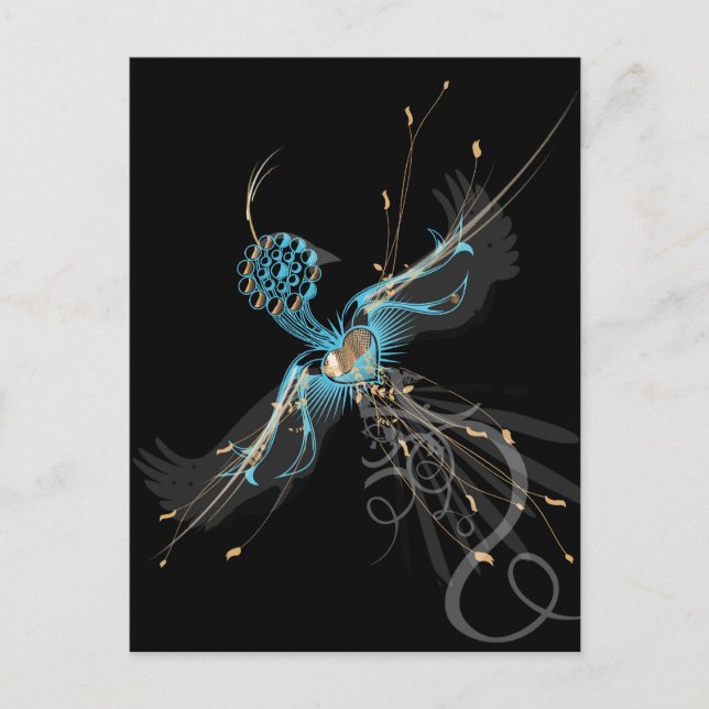 Cartão Postal Pássaro Medicina (Frente)