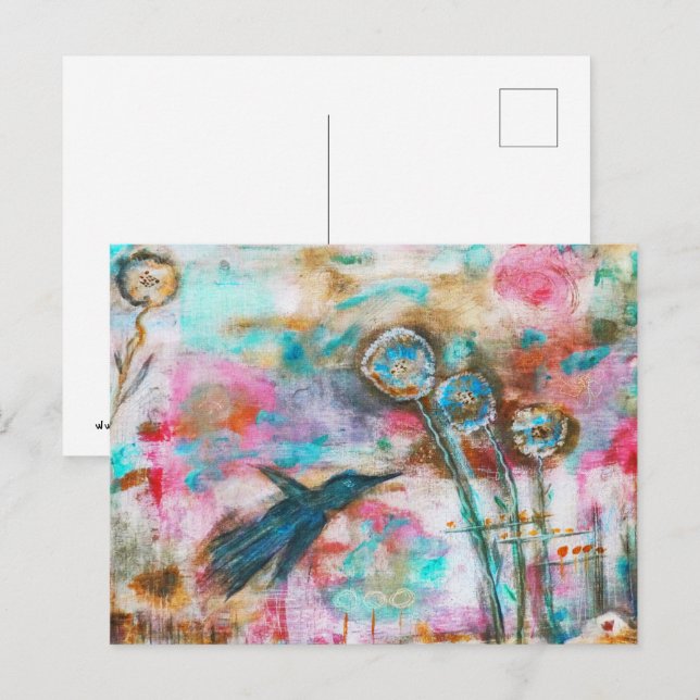 Cartão Postal Pássaro Pequeno (Frente/Verso)