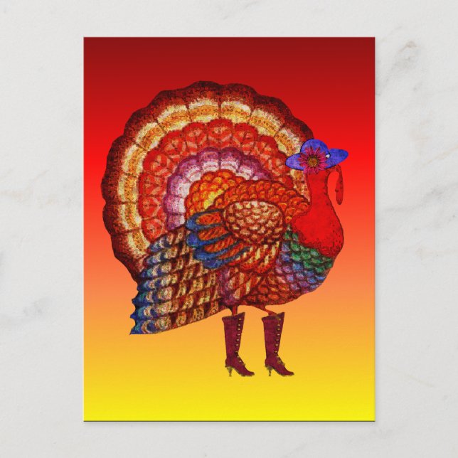 Cartão Postal Pássaro Velho Duro (Frente)