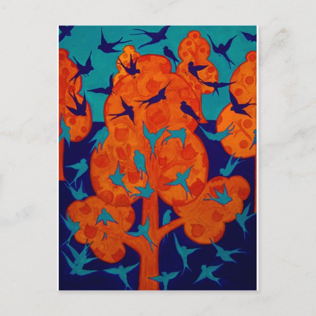 Cartão Postal Pássaros (Frente)