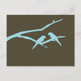 Cartão Postal Pássaros do Amor