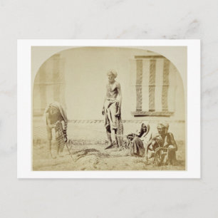 Cartão Postal Pássaros, Hindus de Baixa Casta em Delhi, 19ª ce
