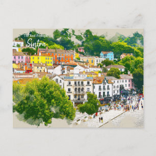 Cartão Postal Passeando em Sintra, Portugal 