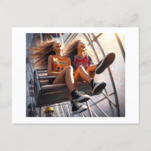 Cartão Postal Passear na roda-gigante