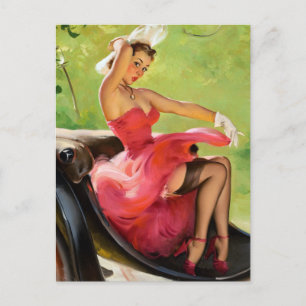 Cartão Postal Passear no Park Pin Up