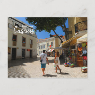 Cartão Postal Passeio à tarde em Cascais, Portugal
