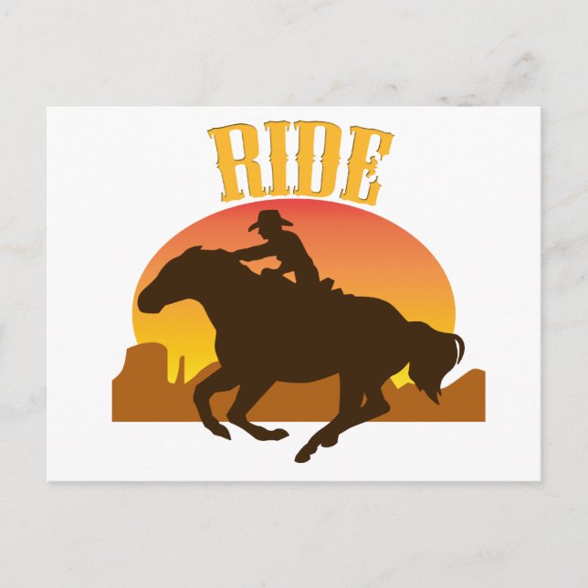 Cartão Postal Passeio ao Pôr do Sol (Frente)