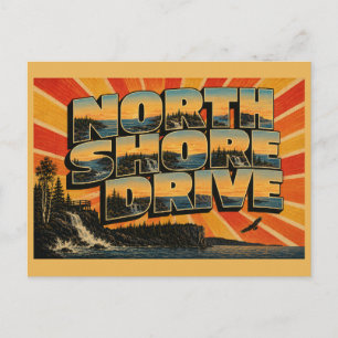 Cartão Postal Passeio Cênico da Costa Norte MN Arte de Viagem Vi
