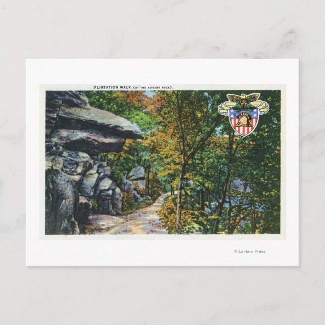 Cartão Postal Passeio da Paquera Vista do Kissing Rock (Frente)