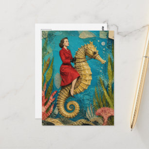 Cartão Postal Passeio de Cavalo-Marinho Fantasia