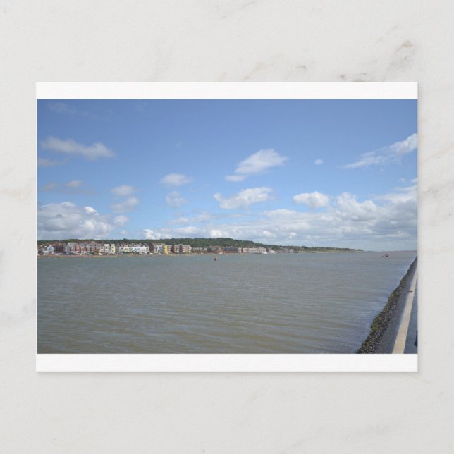 Cartão Postal Passeio de West Kirby  (Frente)