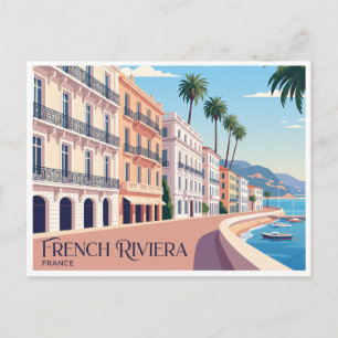 Cartão Postal Passeio dos Ingleses Nice França