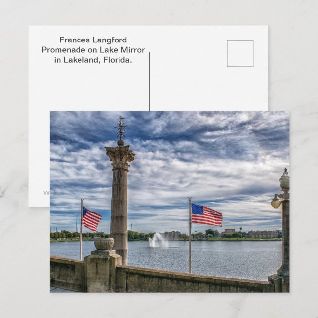 Cartão Postal Passeio Frances Langford (Frente/Verso)