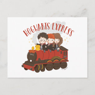 Cartão Postal Passeio no Chibi HOGWARTS EXPRESS™