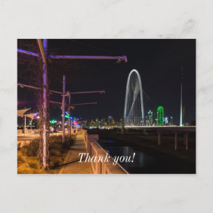 Cartão Postal Passeio Noturno de Dallas