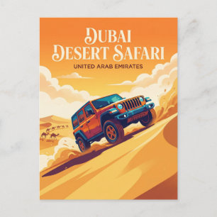 Cartão Postal Passeio pelo Deserto e Dune Bashing
