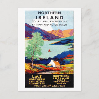 Cartão Postal passeios pela paisagem da Irlanda do Norte, viagen