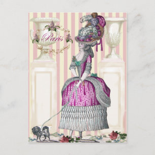 Cartão Postal Passo da manhã no Champs-Élysées