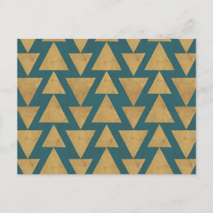 Cartão Postal Passo Geo Externo   Padrão Dourado e escuro do lac