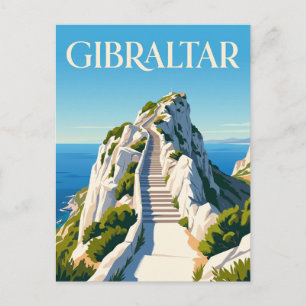Cartão Postal Passos Mediterrâneos Gibraltar