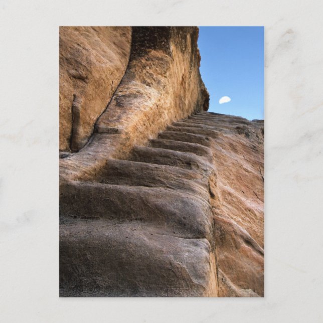 Cartão Postal Passos na lua (Frente)