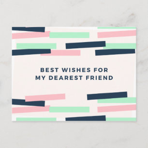 Cartão Postal Pastel Birthday