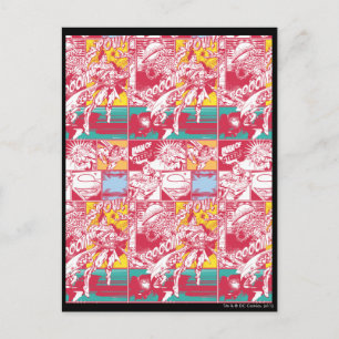 Cartão Postal Pastel Comic Art