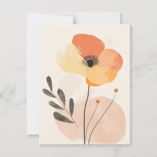 Cartão Postal Pastel Flora em Serenidade #099